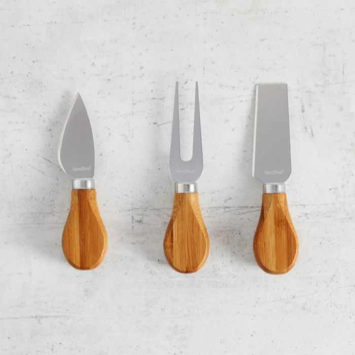 Herringbone Cheese Board & Knife Set