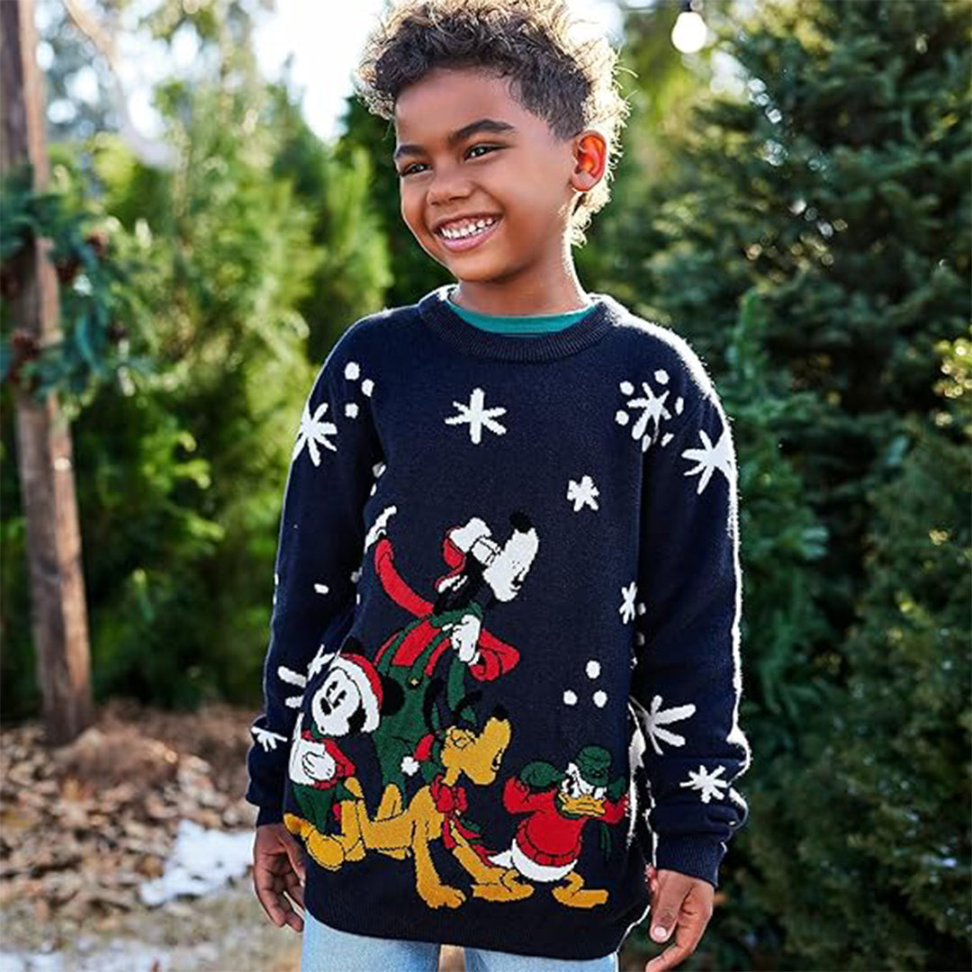 Disney Mickey Mouse and Friends Holiday Sweater for Kids