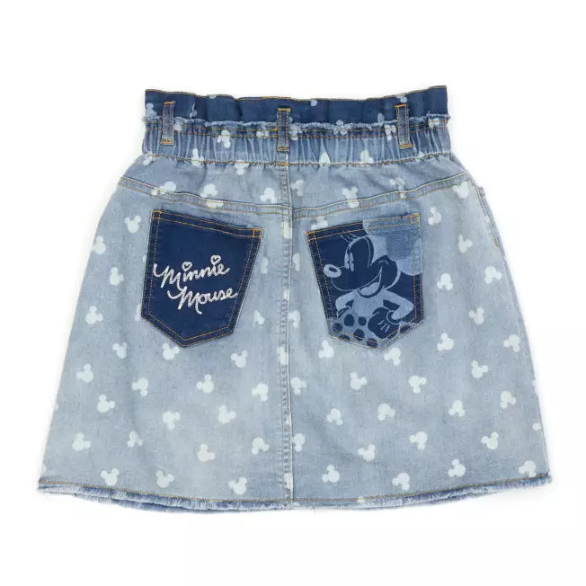 Minnie Mouse Denim Skirt For Kids