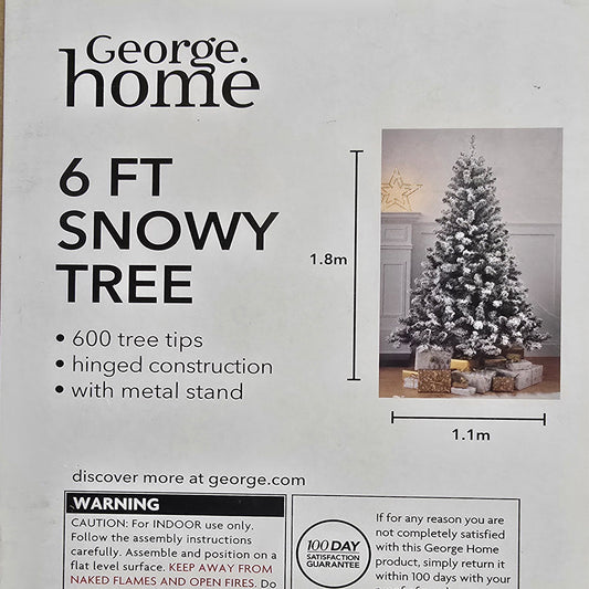 6 feet Snow Tree