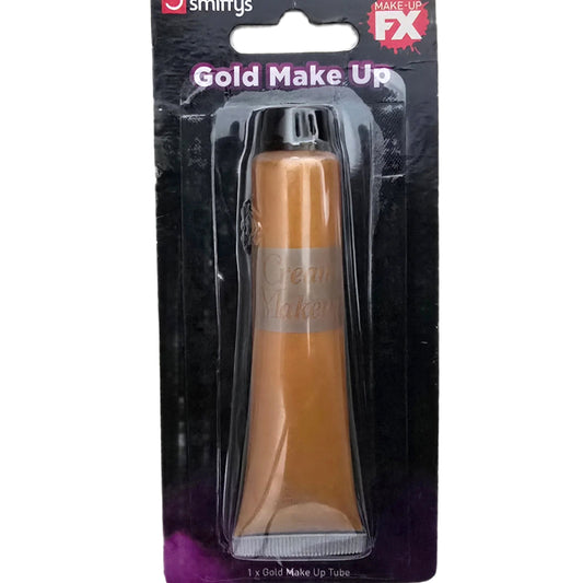 Gold Make Up Face Paints Fancy Dress 28ML