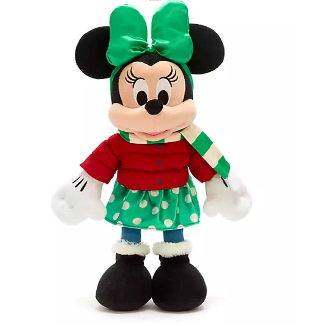 Dated 2021 Christmas Plush Minnie Mouse Holiday Cheer
