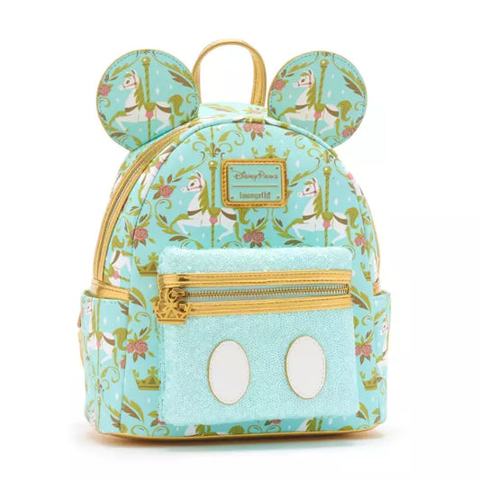 A Loungefly Mickey Mouse: The Main Attraction Mini Backpack, Series 7 of 12