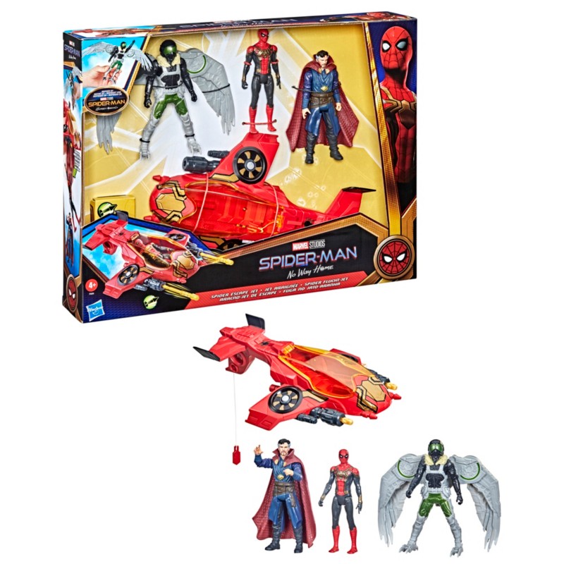 Marvel spider man escape jet