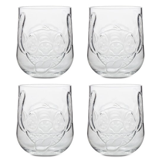 Disney Store Stitch Acrylic Tumblers, Set of 4