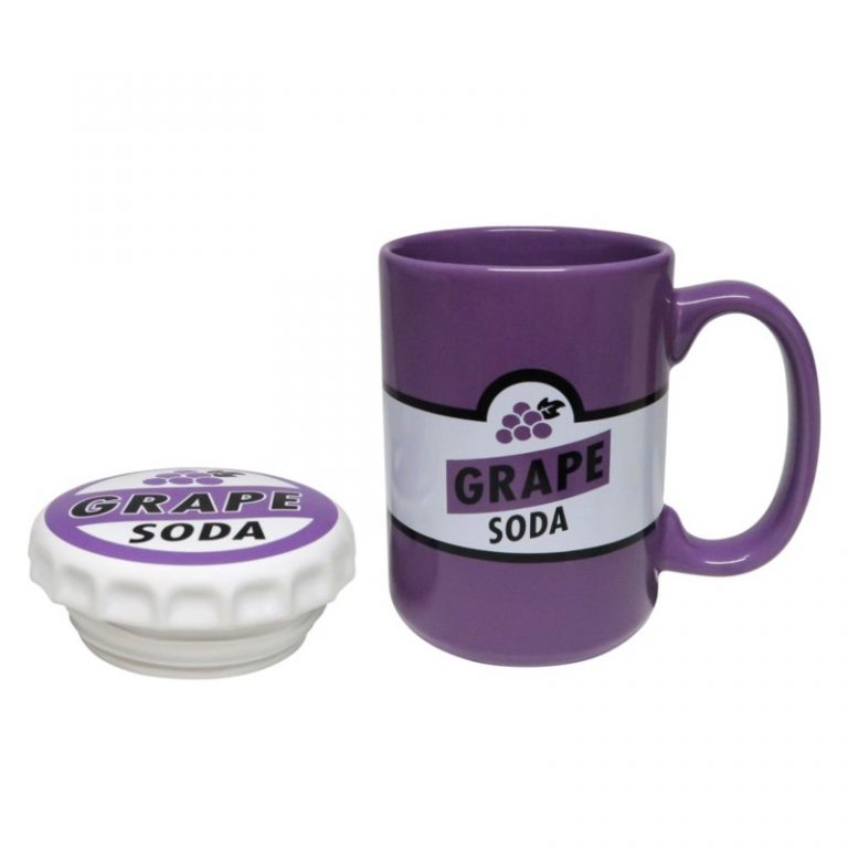 Mug Grape Soda with lid