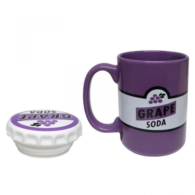 Mug Grape Soda with lid