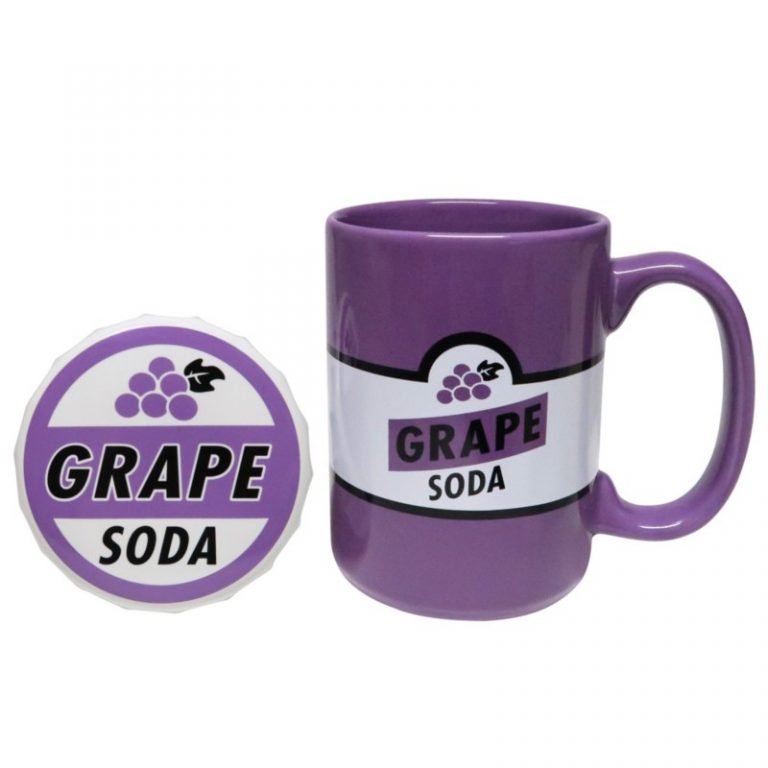 Mug Grape Soda with lid