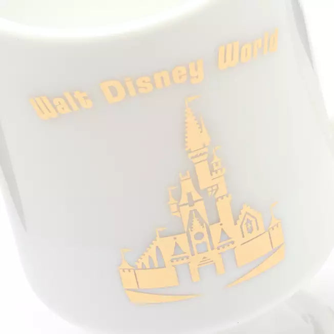 Walt Disney World 50th Anniversary Glass Milk Mug