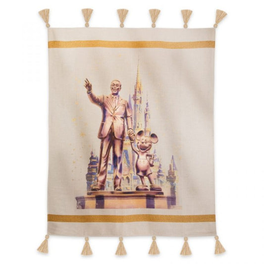 Walt Disney World 50th Anniversary Fantasyland Castle Sofa Throw on Sale