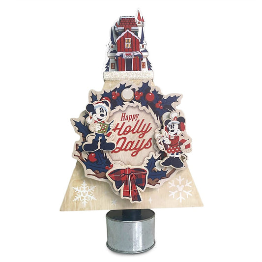 Disney Featured Mickey and Minnie Festive Musical Tree