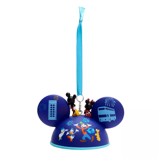 Mickey and Friends 2022 London Ears Hat Hanging Ornament