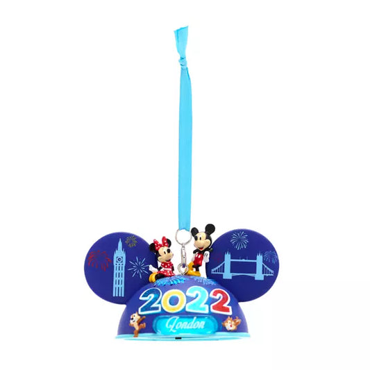 Mickey and Friends 2022 London Ears Hat Hanging Ornament