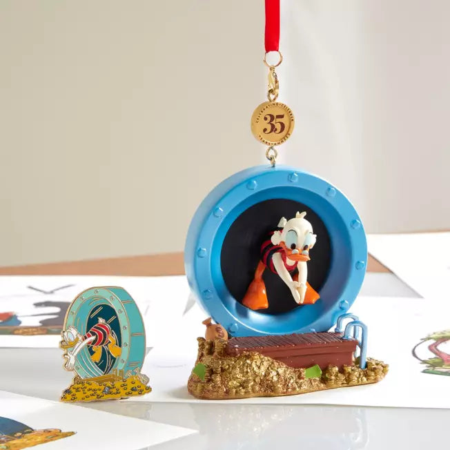 Scrooge McDuck Legacy Sketchbook Ornament, 35th Anniversary, Limited Release, DuckTales