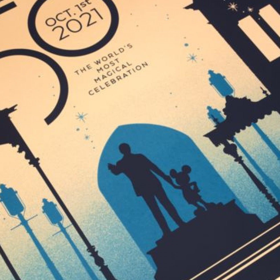 Disney Boutique: Walt Disney World 50th Anniversary Poster