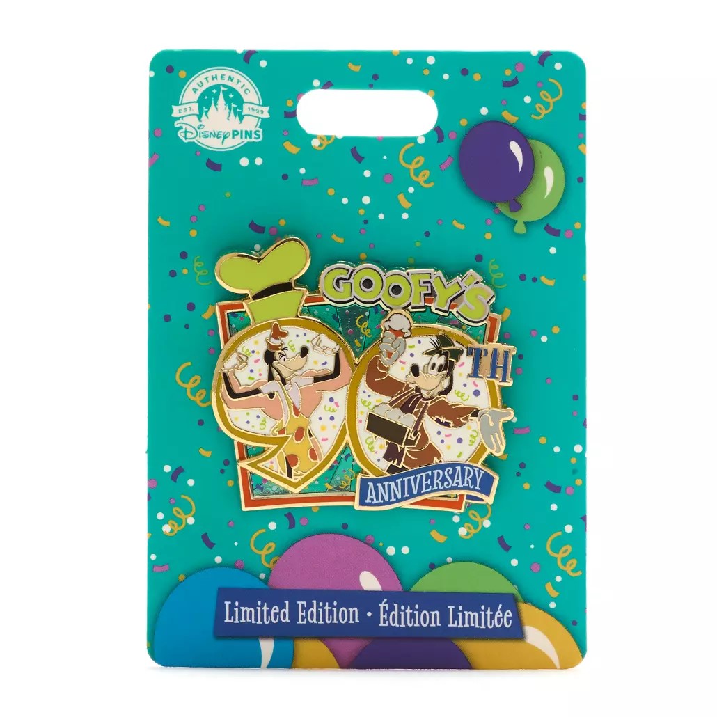 Goofy 90th Anniversary Pin