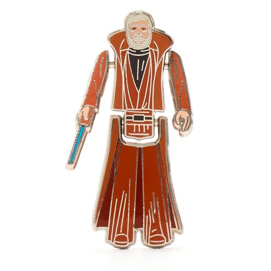 Obi-Wan Kenobi Vintage Action Figure Pin, Star Wars