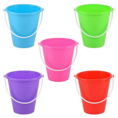 Yello Medium 7 Inch Neon Round Beach Bucket