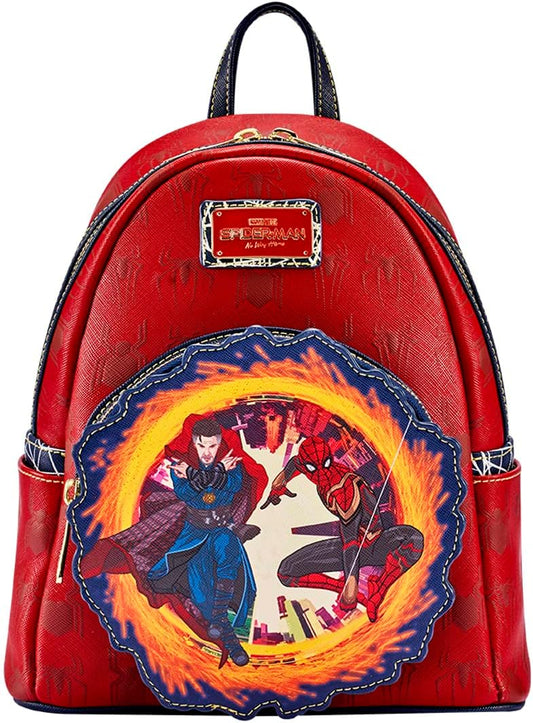 Loungefly Spiderman Backpack: Spiderman No Way Home Portal Mini-Backpack