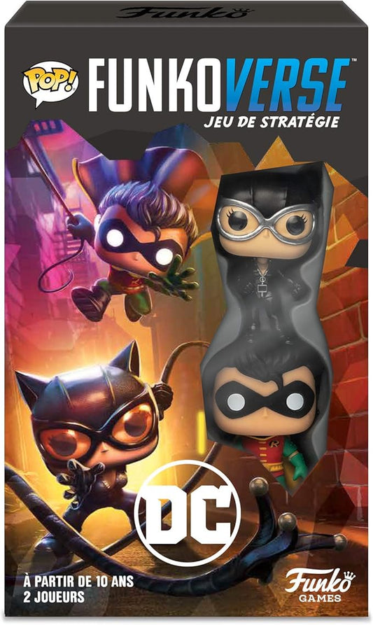 Funko Games Funkoverse DC Extension - Catwoman and Robin - Pop! - Light Strategy Board Game