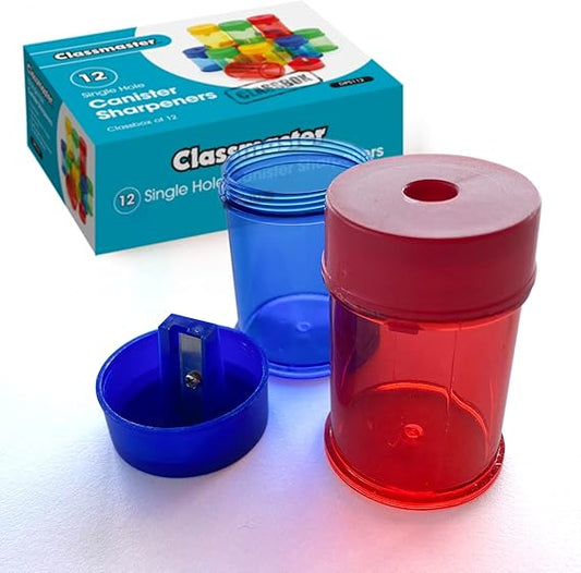 Classmaster Single Hole Canister Pencil Sharpeners