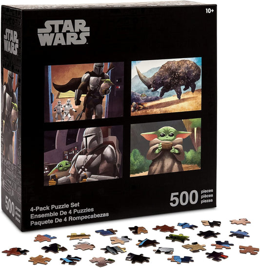 Star Wars The Mandalorian Four-Pack Puzzle Set