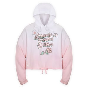 Disney Women's Pullover Hoodie - Beauty And The Beast XL Size