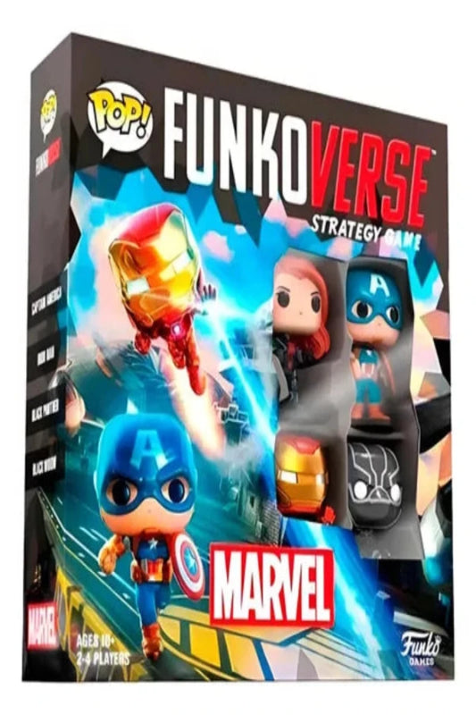 Spanish Board Game POP Funkoverse Marvel 4 Figure