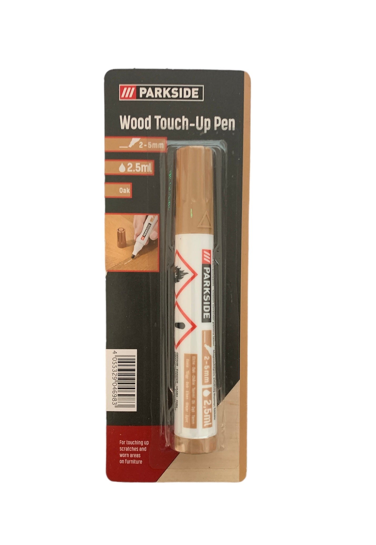 Wood Touch-Up Pen 2-5 mm , 2.5ml, Mahogany