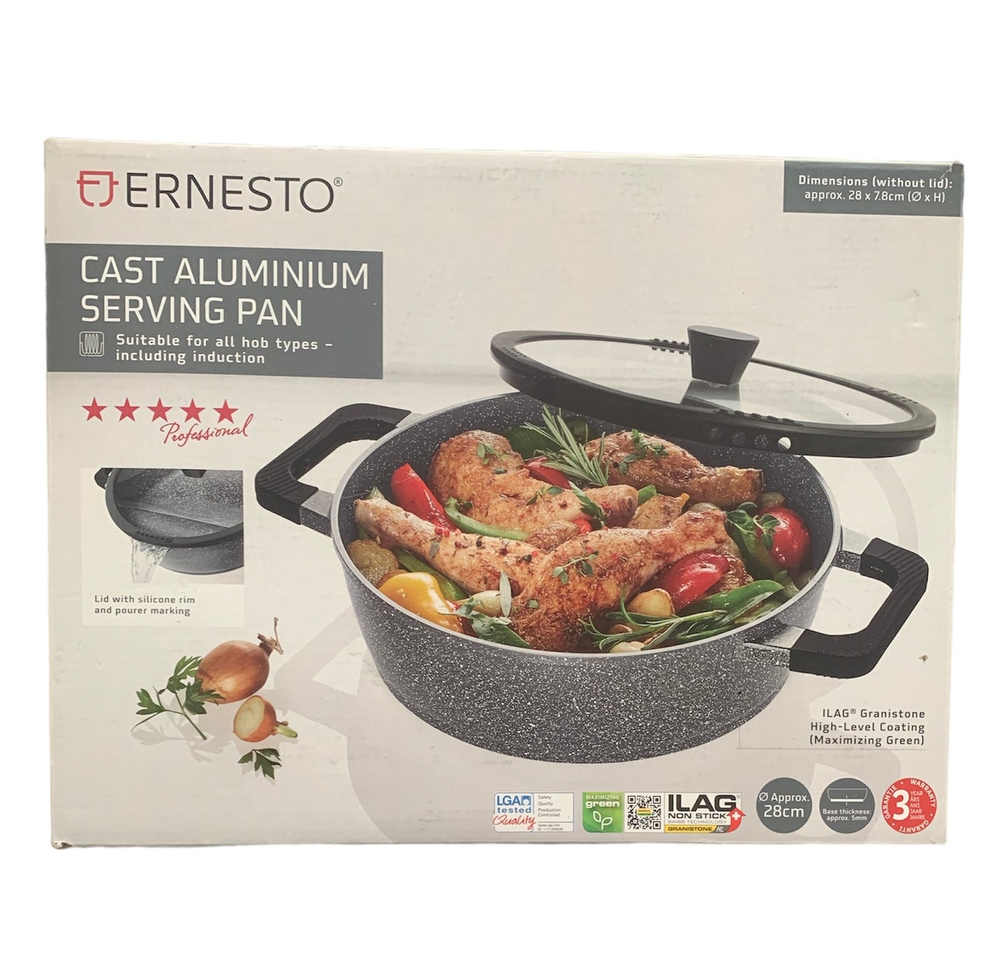 ERNESTO Cast Aluminium Serving Pan