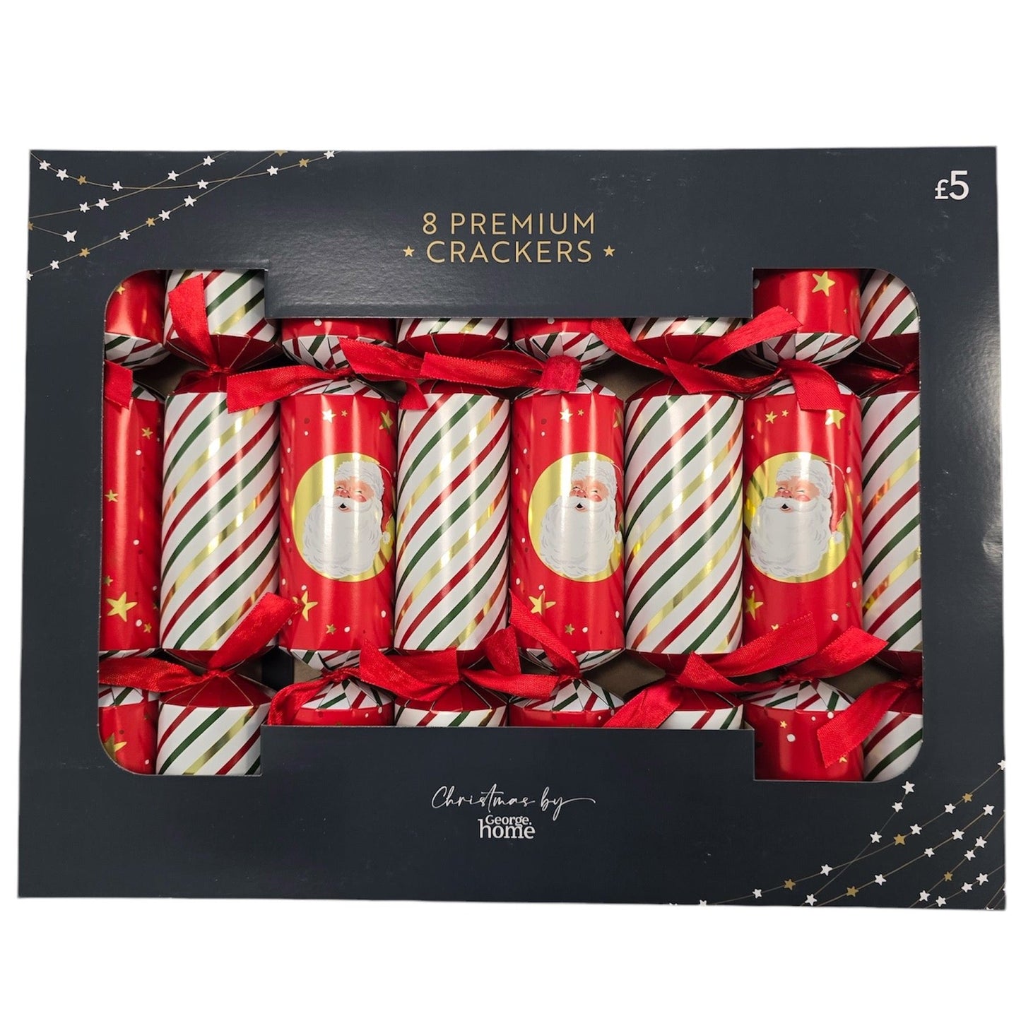 8 Premium Christmas Crackers