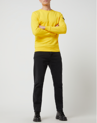 National Geographic Sweatshirt with logo in yellow