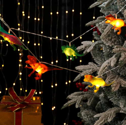 Christmas Dinosaur String Light