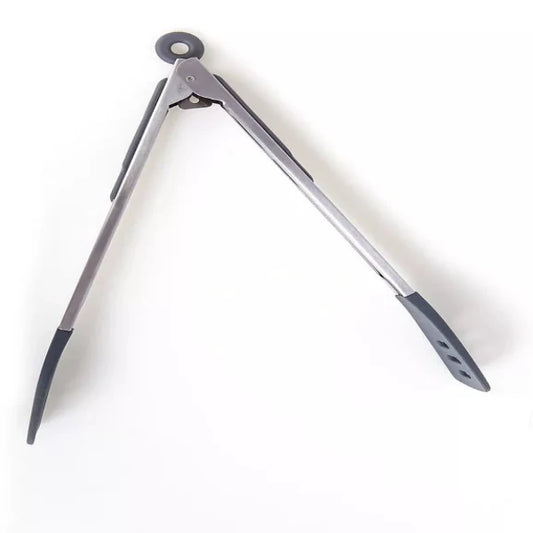 George home Stainless Steel Soft Grip Tongs