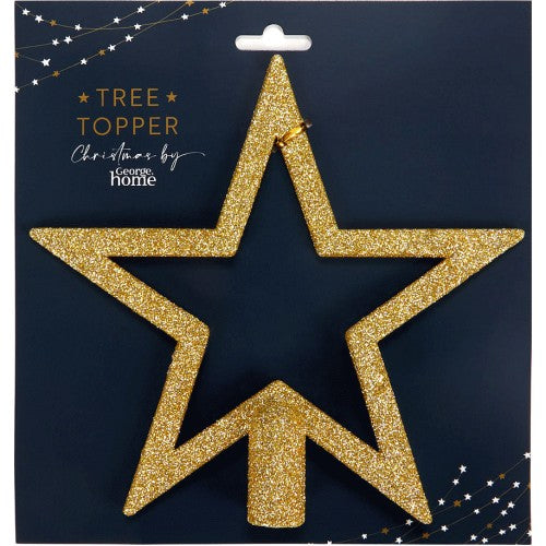 Gold Glitter Tree Topper