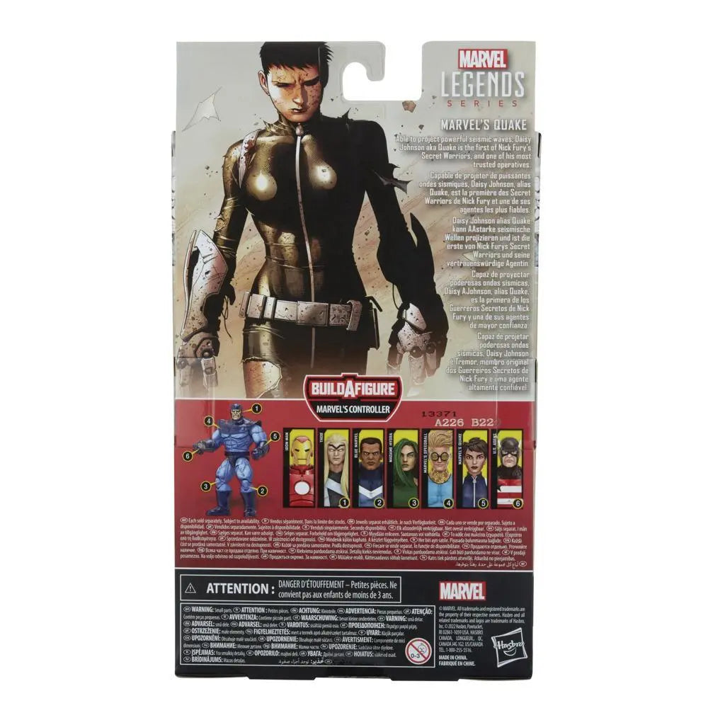 Marvel Legends Series Marvel’s Quake Action Figure 6-inch Collectible Toy, 5 Accessories