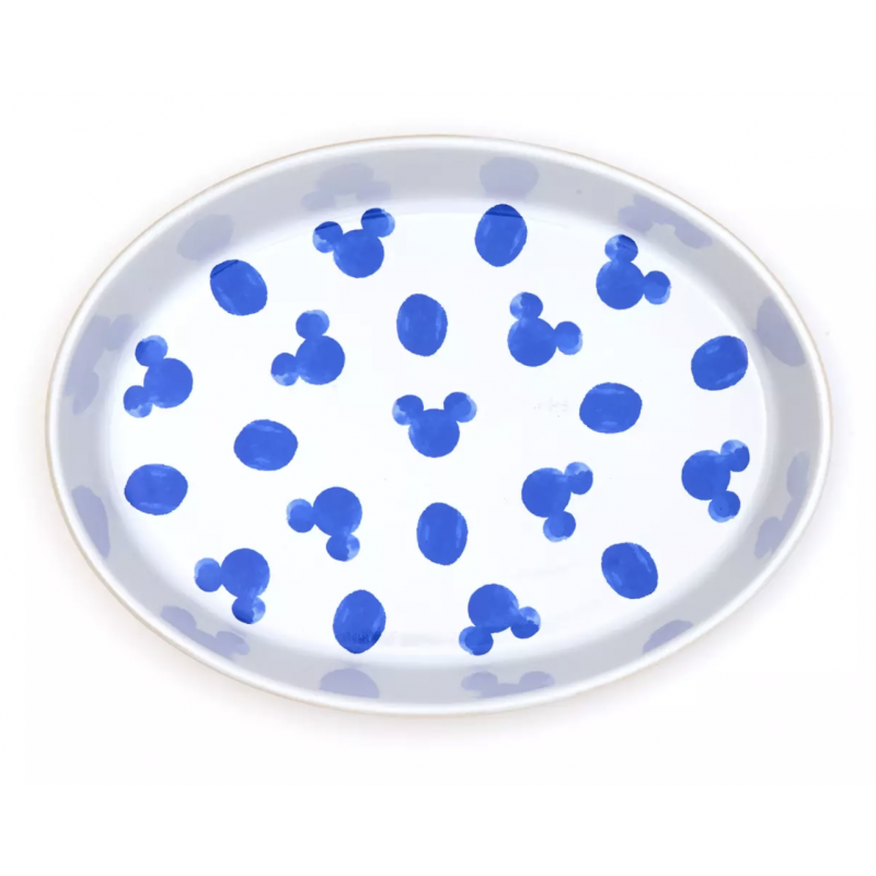 Original Disney Mickey Mouse Blue Pattern Tray