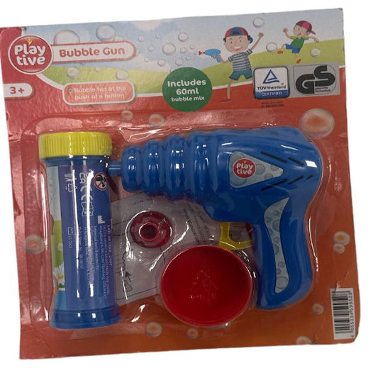 Playtive Bubble Gun Includes 60ml Bubble Mix - Age 3+