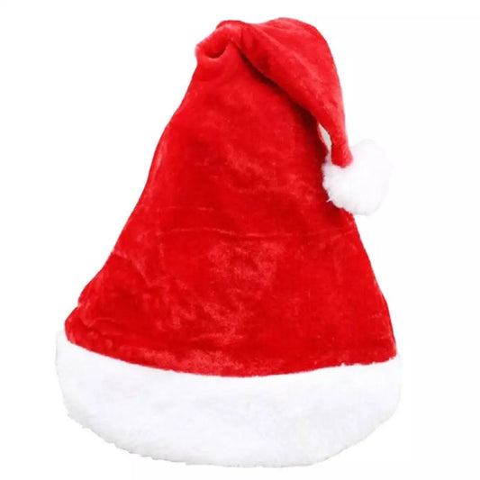 Christmas Party Santa Hat Red & White Cap Christmas Hat