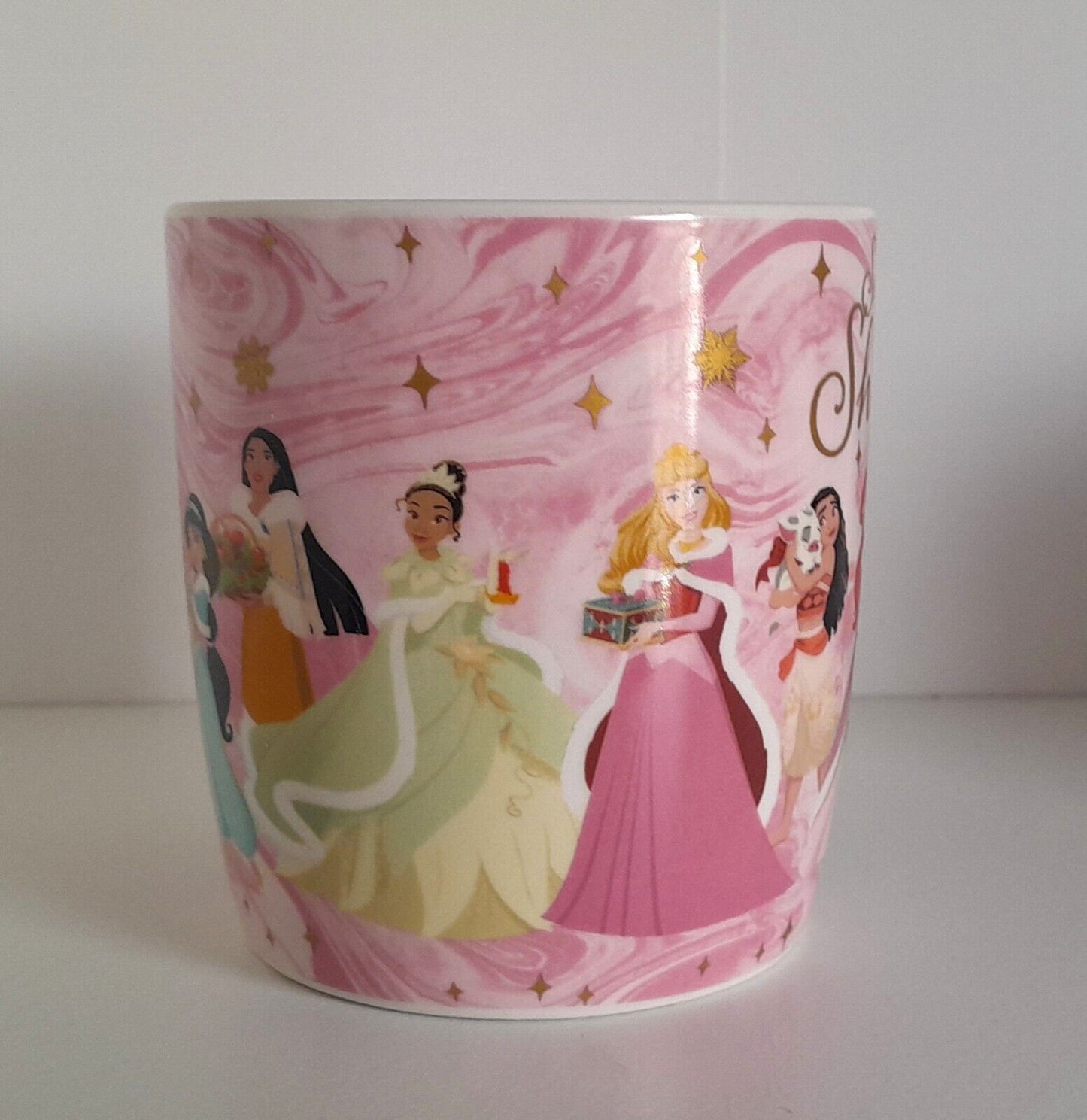 Disney Princess Mug Featuring Belle, Cinderella, Rapunzel, and More