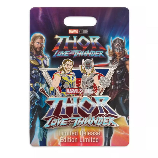 Disney Marvel Studios Thor Love And Thunder Logo Pin Trading Limited Edition