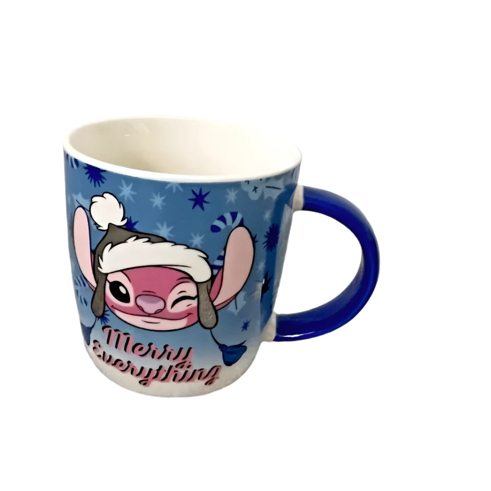 Disney Lilo & STITCH & Angel Christmas Ceramic Mug